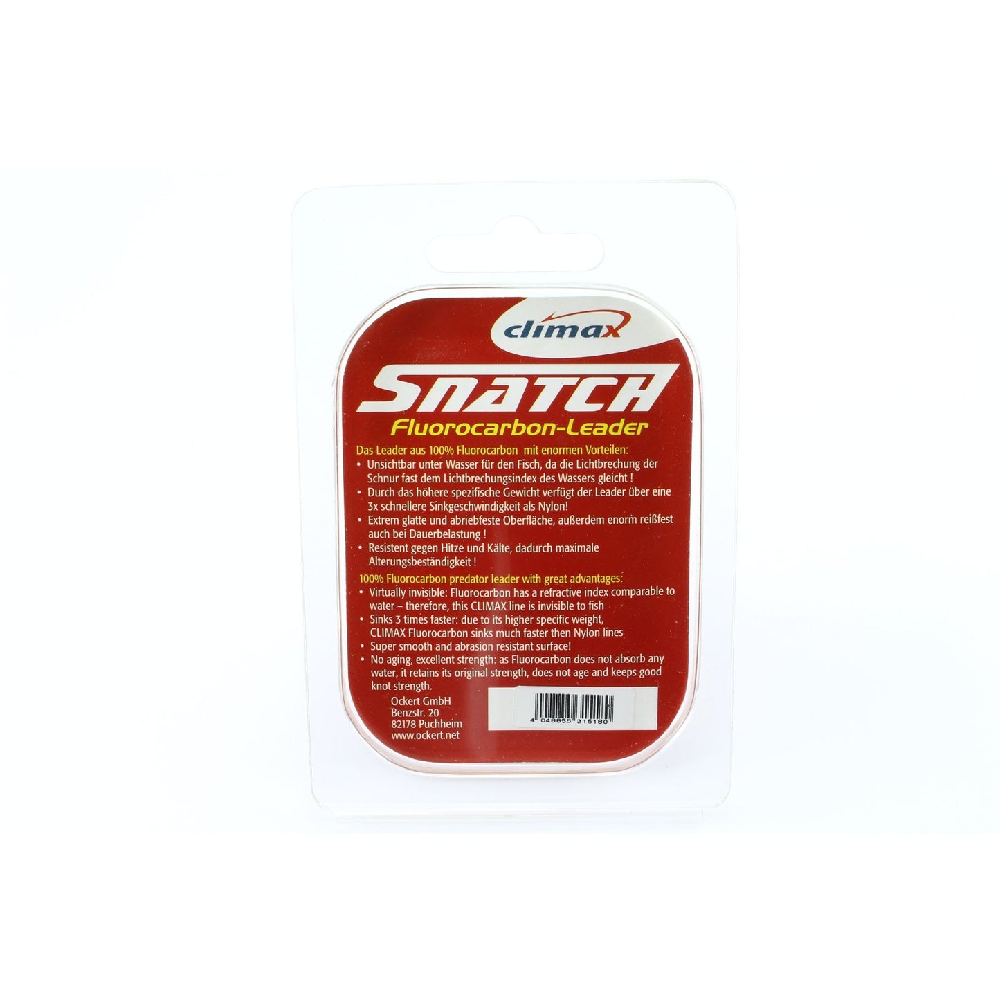 Climax SNATCH Vorfachschnur Fluorocarbon 2