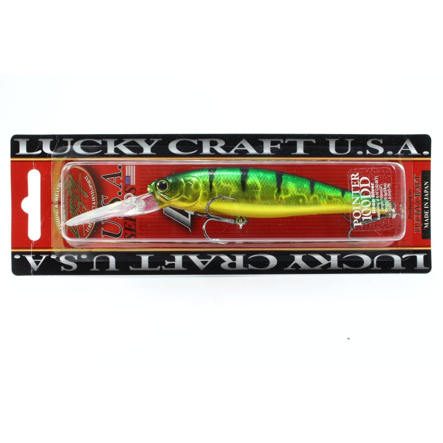 Lucky Craft Pointer 100 DDSP Aurora Green Perch