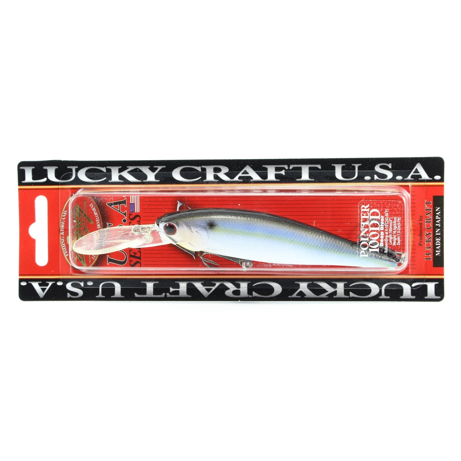 Lucky Craft Pointer 100 DDSP Pearl Threadfin Shad