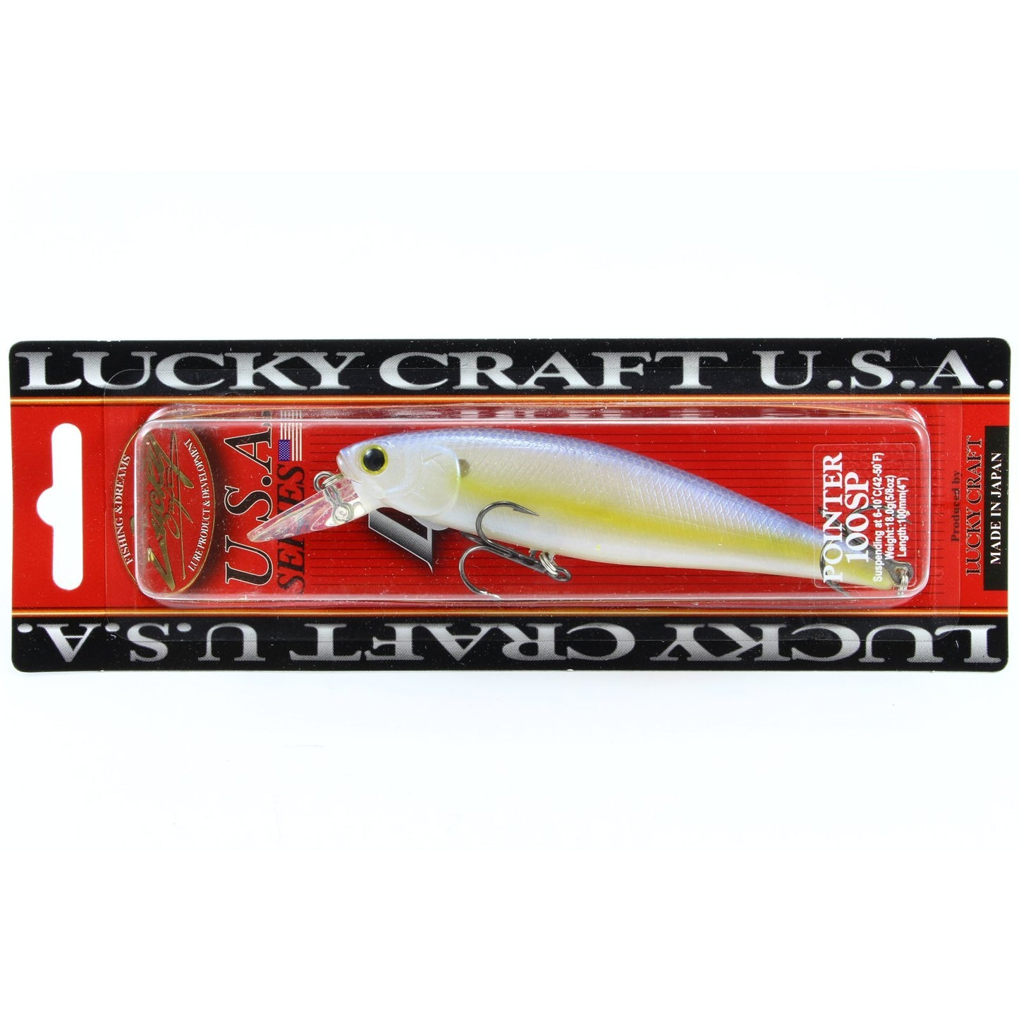 Lucky Craft Pointer 100 SP Chartreuse Shad