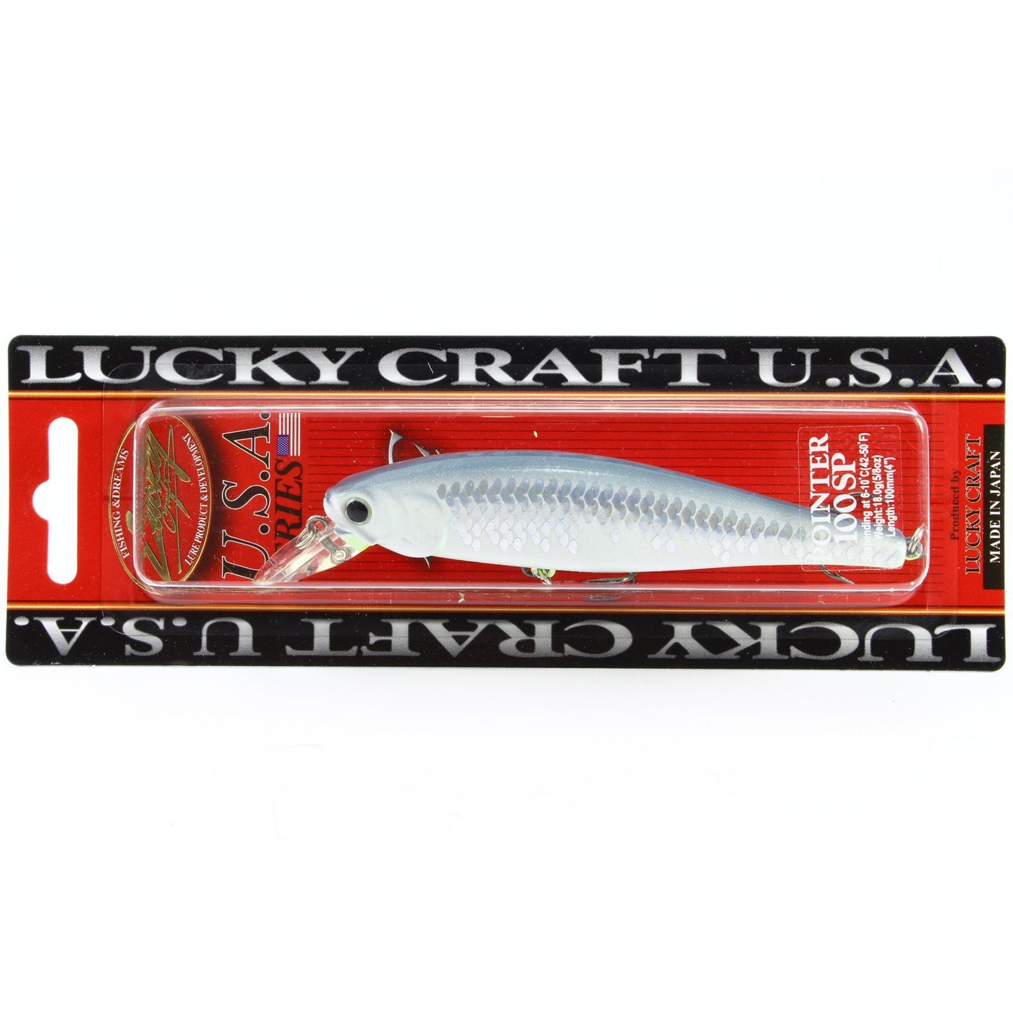 Lucky Craft Pointer 100 SP MS Gun Metal Shad