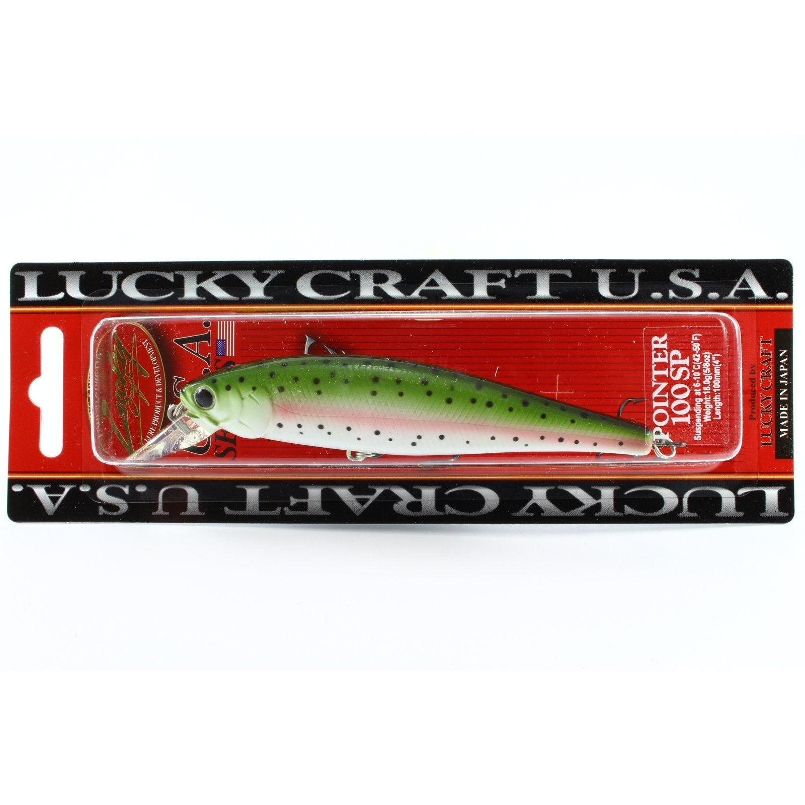 Lucky Craft Pointer 100 SP Rainbow Trout