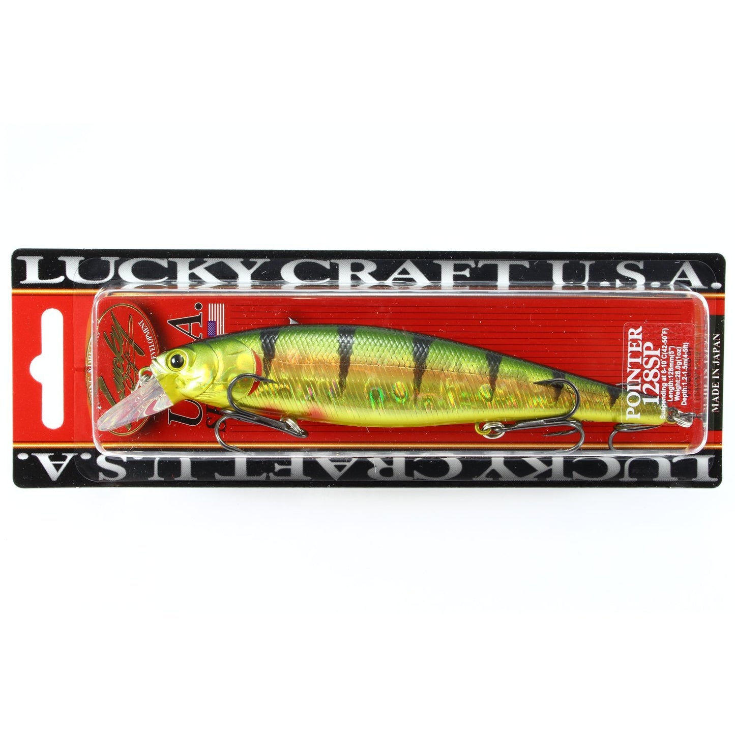 Lucky Craft Pointer 128 SP Aurora Gold Northern Perch