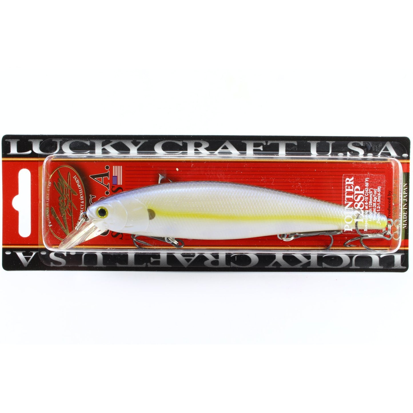 Lucky Craft Pointer 128 SP Chartreuse Shad