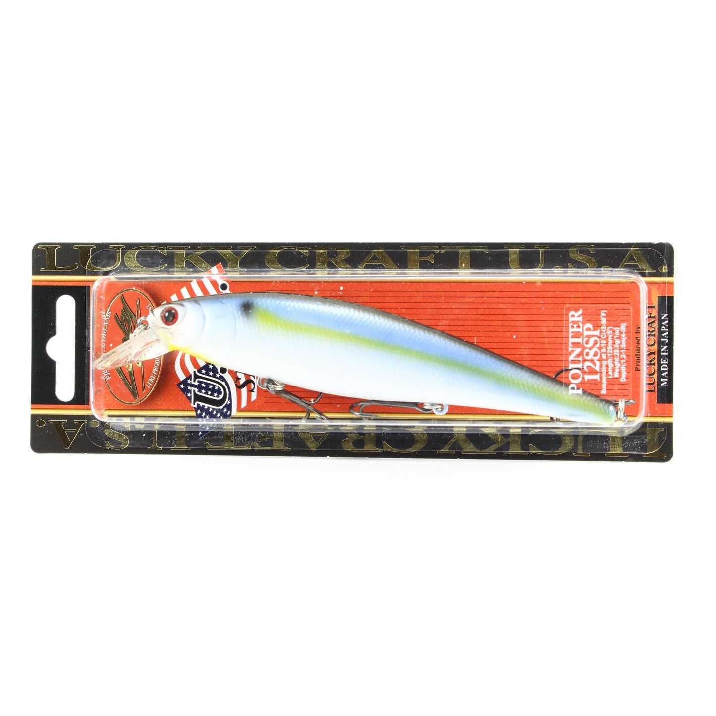 Lucky Craft Pointer 128 SP Pearl Threadfin Shad