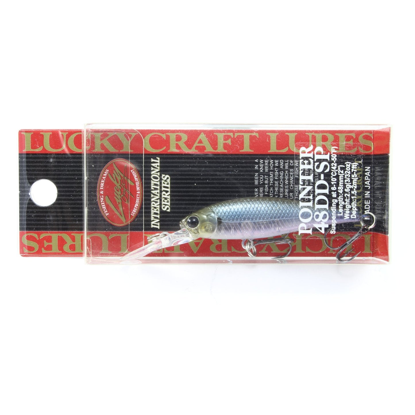 Lucky Craft Pointer 48 DDSP Ghost Minnow