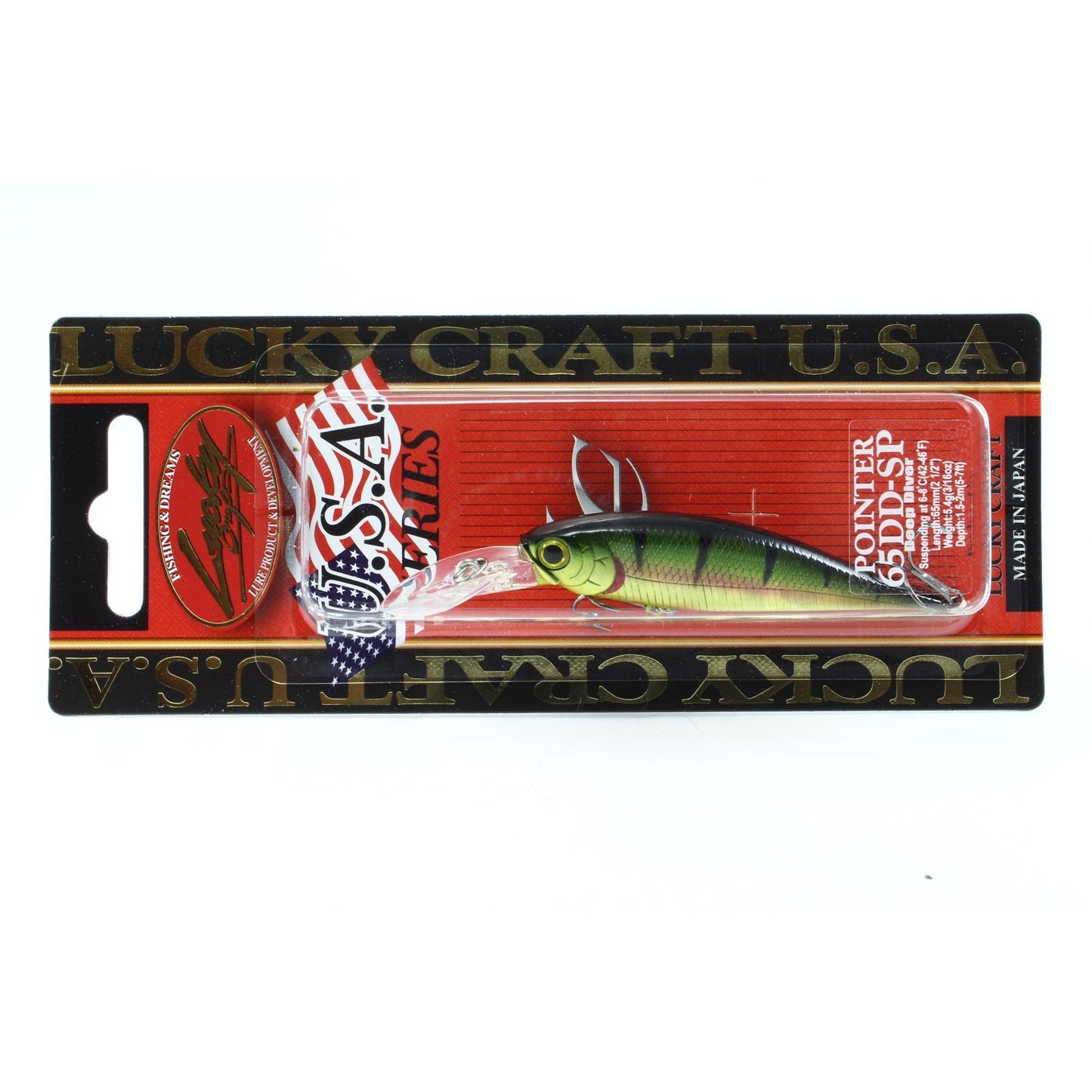 Lucky Craft Pointer 65 DDSP Aurora Gold Northern Perch