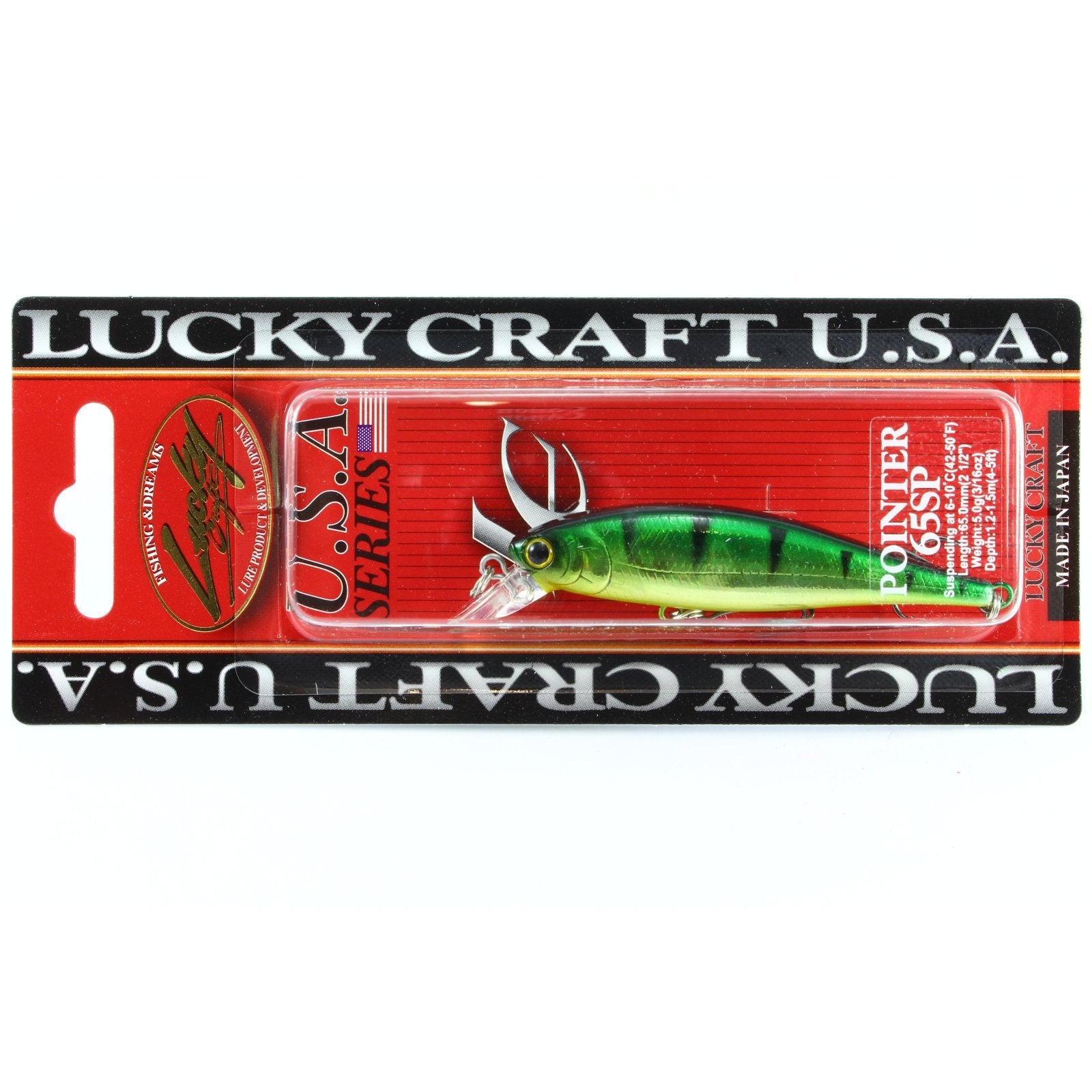 Lucky Craft Pointer 65 SP Aurora Green Perch