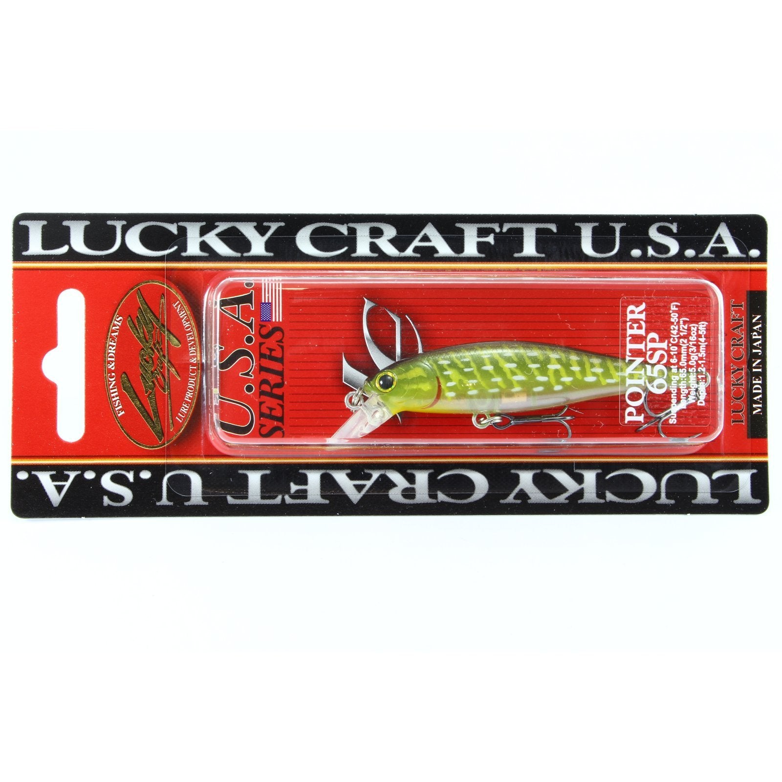 Lucky Craft Pointer 65 SP Ghost Northern Pike