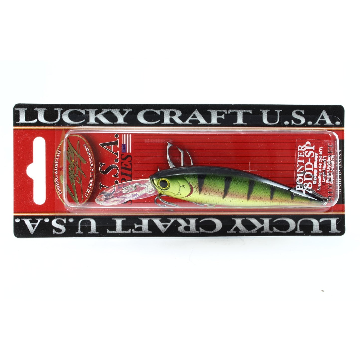 Lucky Craft Pointer 78 DDSP Aurora Gold Northern Perch