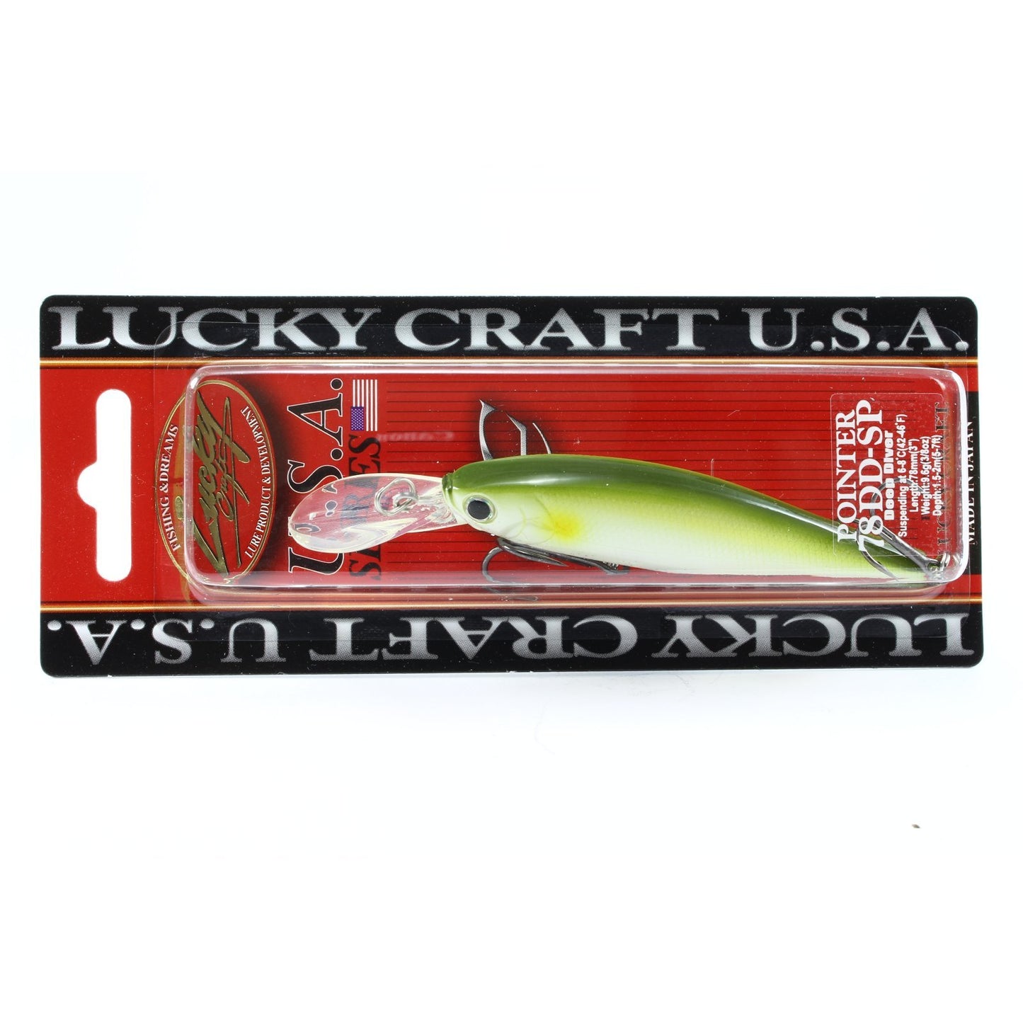 Lucky Craft Pointer 78 DDSP Pearl Ayu