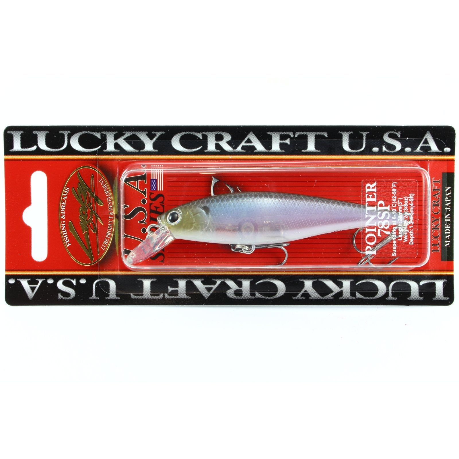 Lucky Craft Pointer 78 SP Ghost Minnow