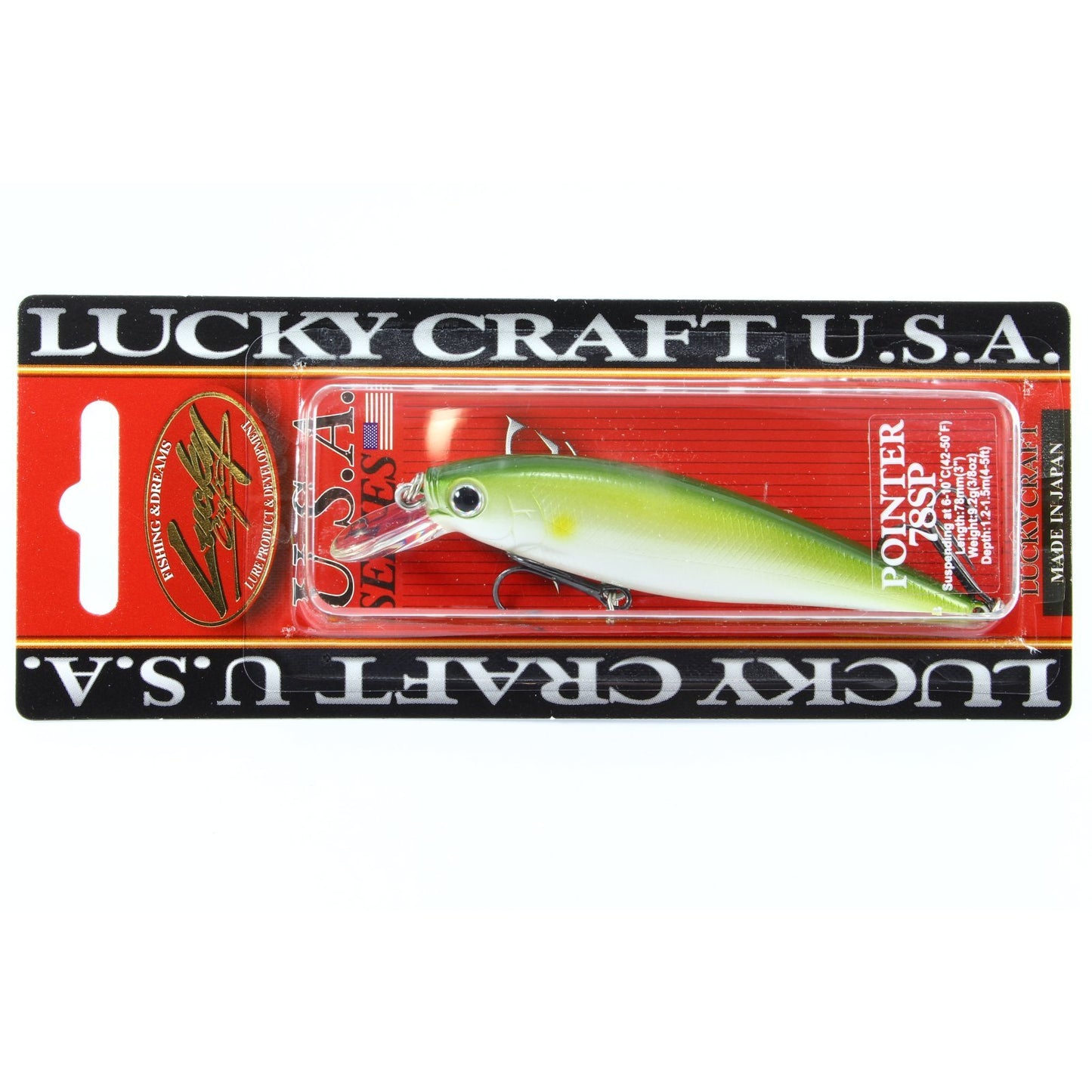 Lucky Craft Pointer 78 SP Pearl Ayu