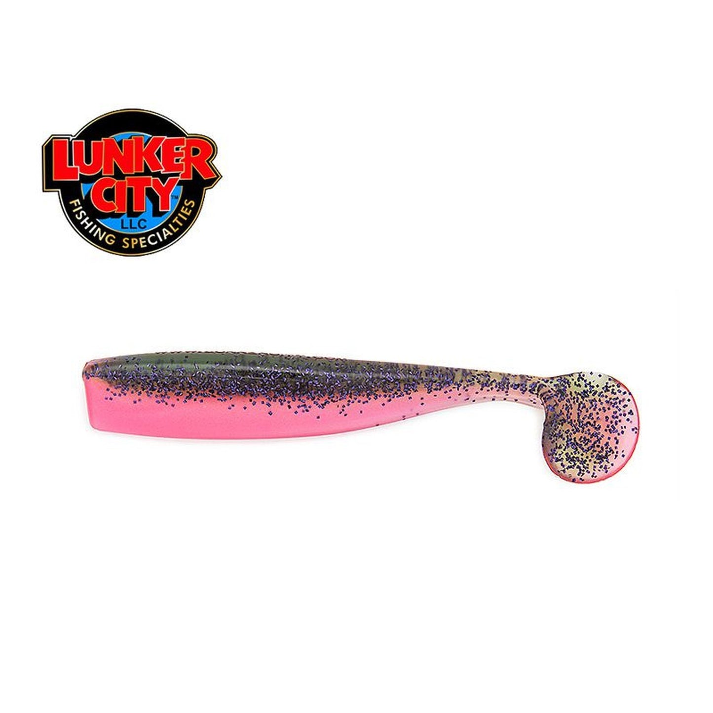 Lunker City Shaker Gummifisch Watermelon Candy Shad