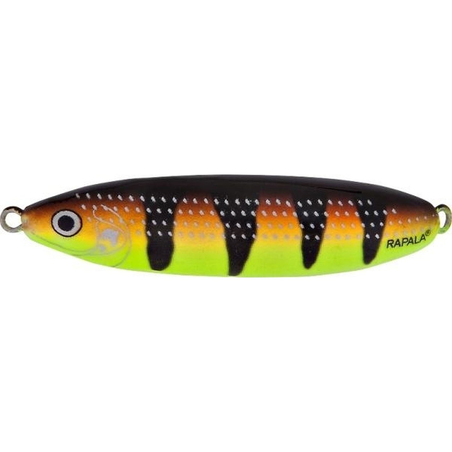 Rapala Weedless Minnow Spoon 8 FYBT Finnish Yellow Brown Tiger