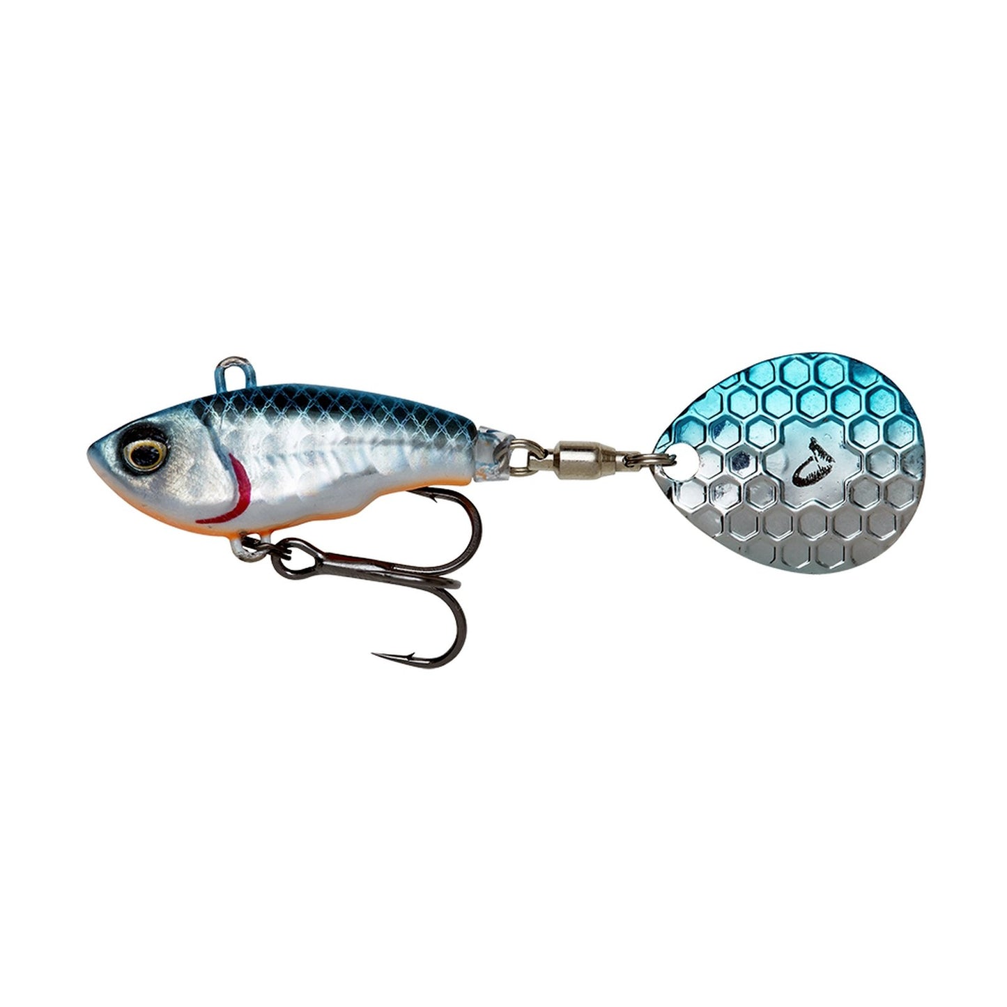 Savage Gear Fat Tail Spin Blue Silver