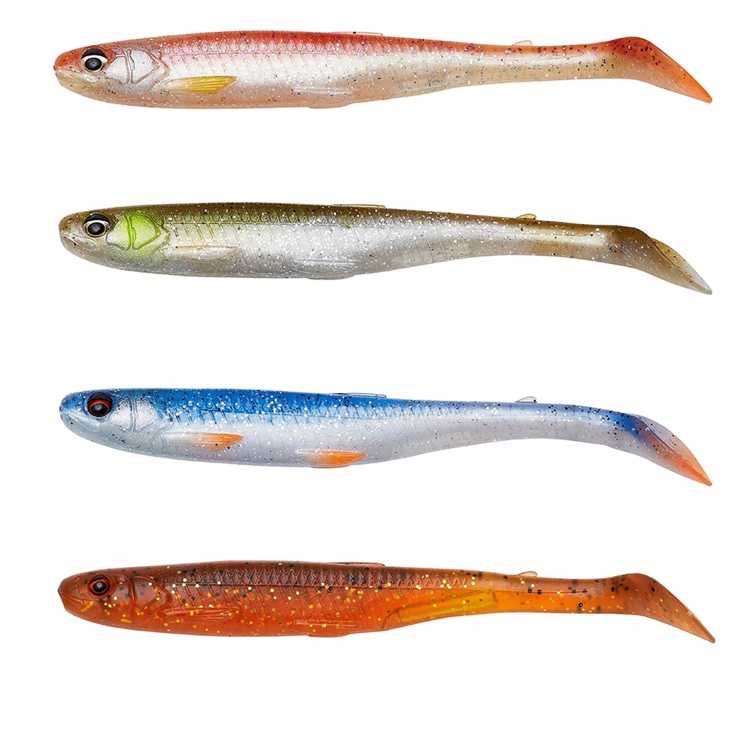 Savage Gear Slender Scoop Shad Mix Clear Water Mix