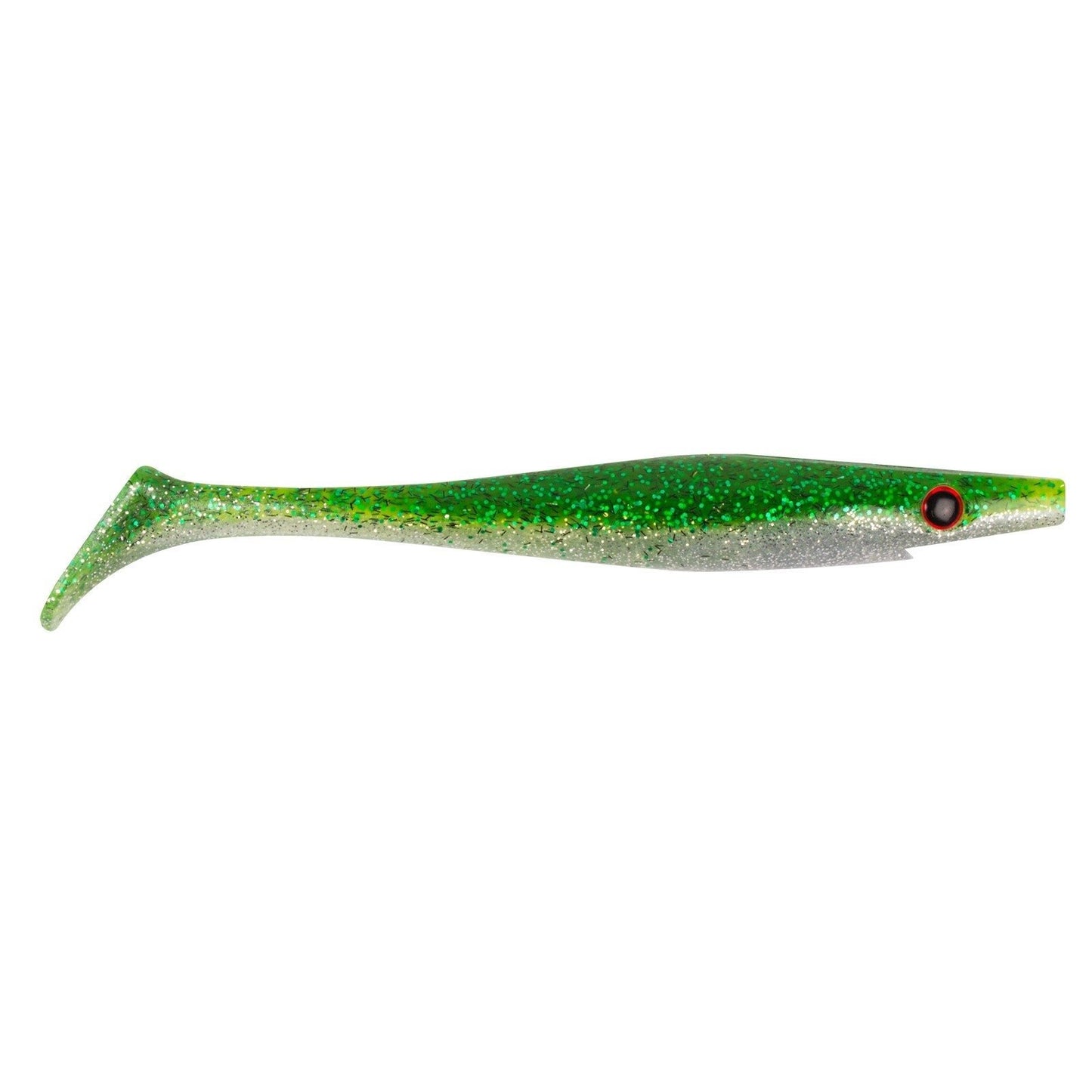 Strike Pro The Pig Shad Green Shad Flash