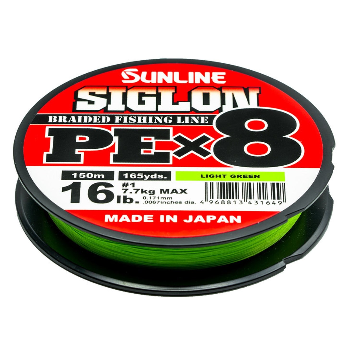 Sunline Siglon PE X8 150m Light Green