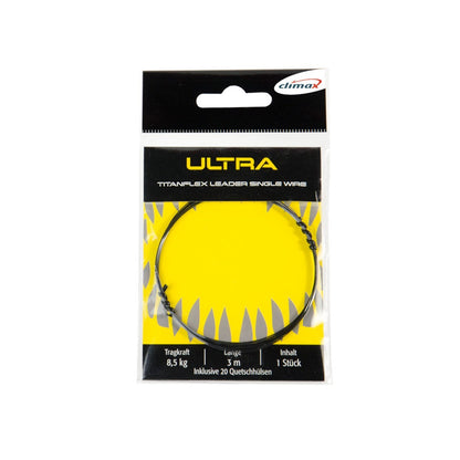 Climax Ultra Titanflex Leader Single Wire Schnur 1