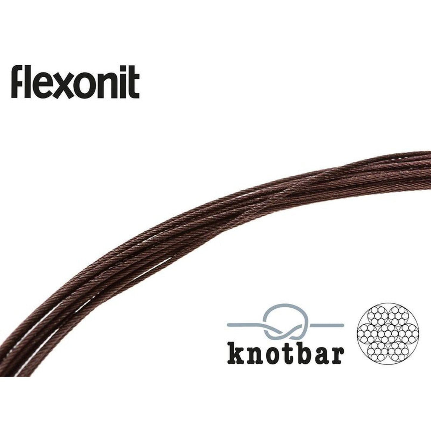 Flexonit 4m Stahlvorfach 7x7 Gesamt 1