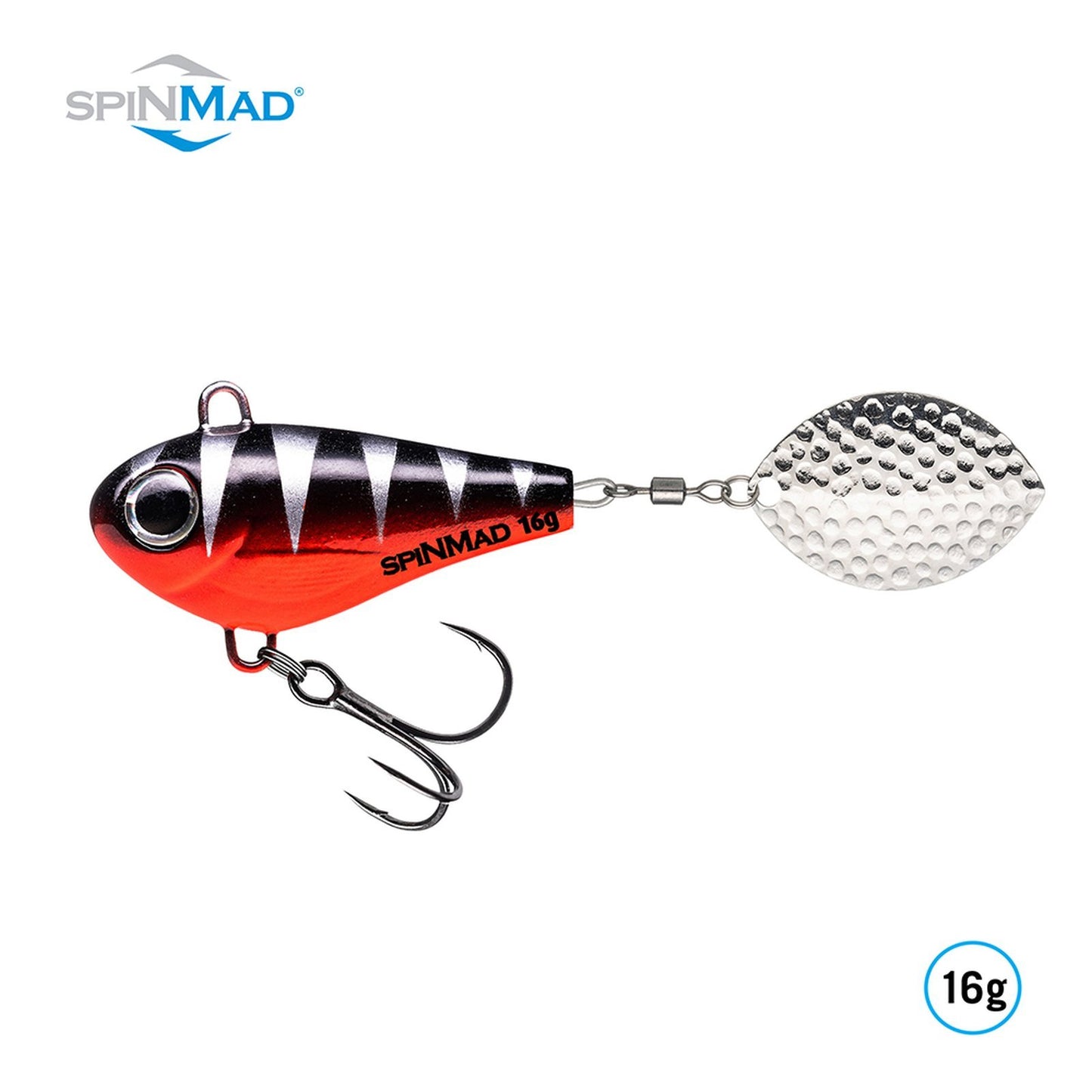 Lieblingskoeder SpinMad Jigmaster Farbe Black Perch 16 g