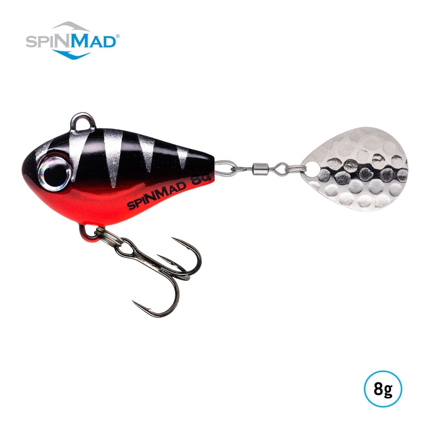 Lieblingskoeder SpinMad Jigmaster Farbe Black Perch 8 g