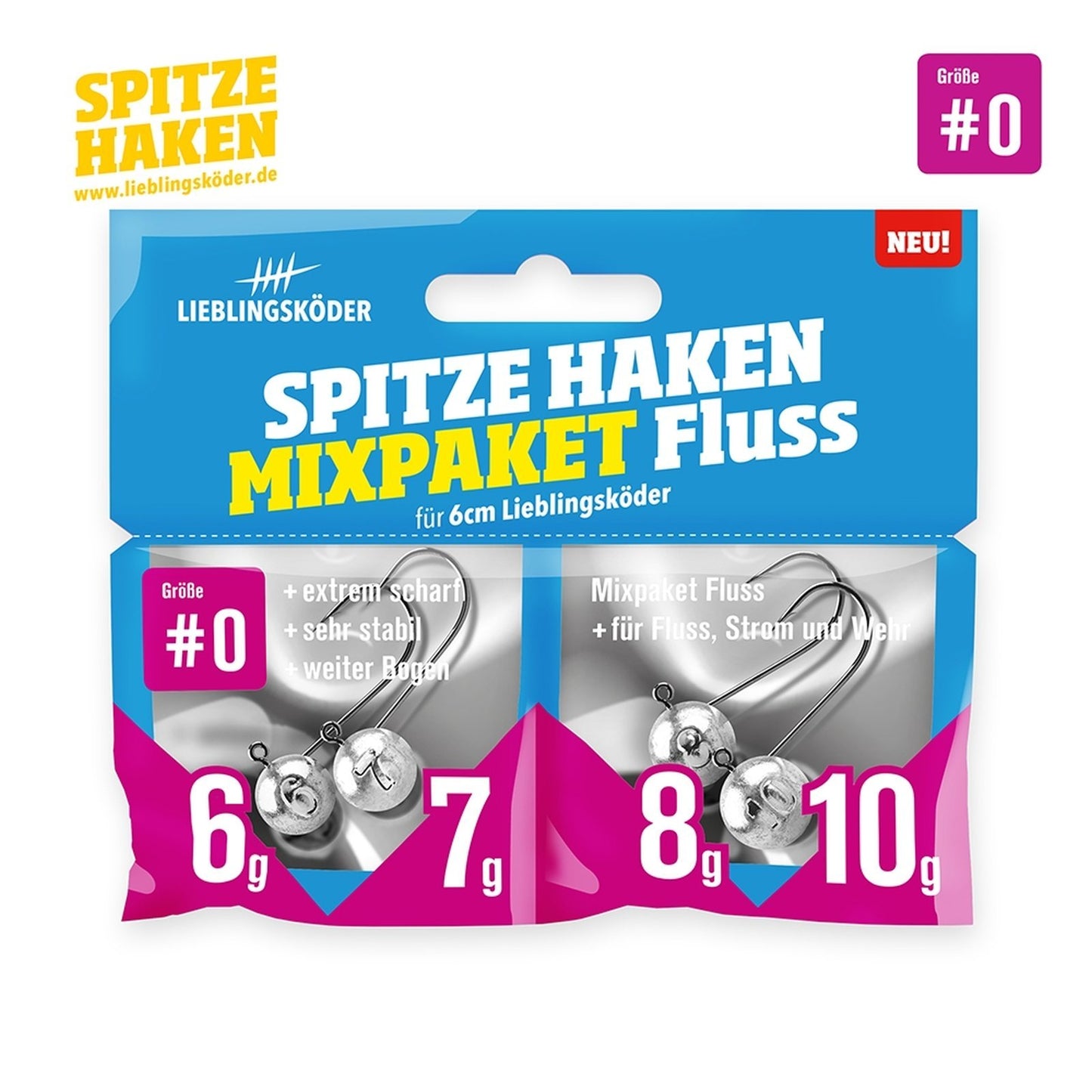 Lieblingskoeder Spitze Haken 0 Mixpaket Fluss