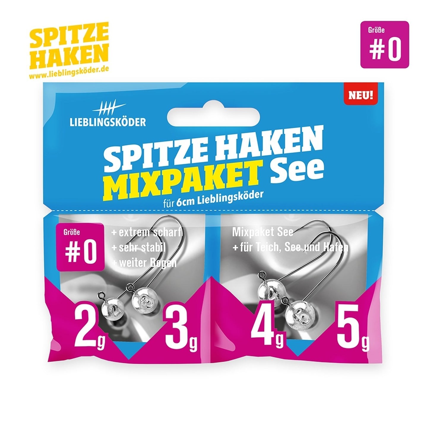 Lieblingskoeder Spitze Haken 0 Mixpaket See