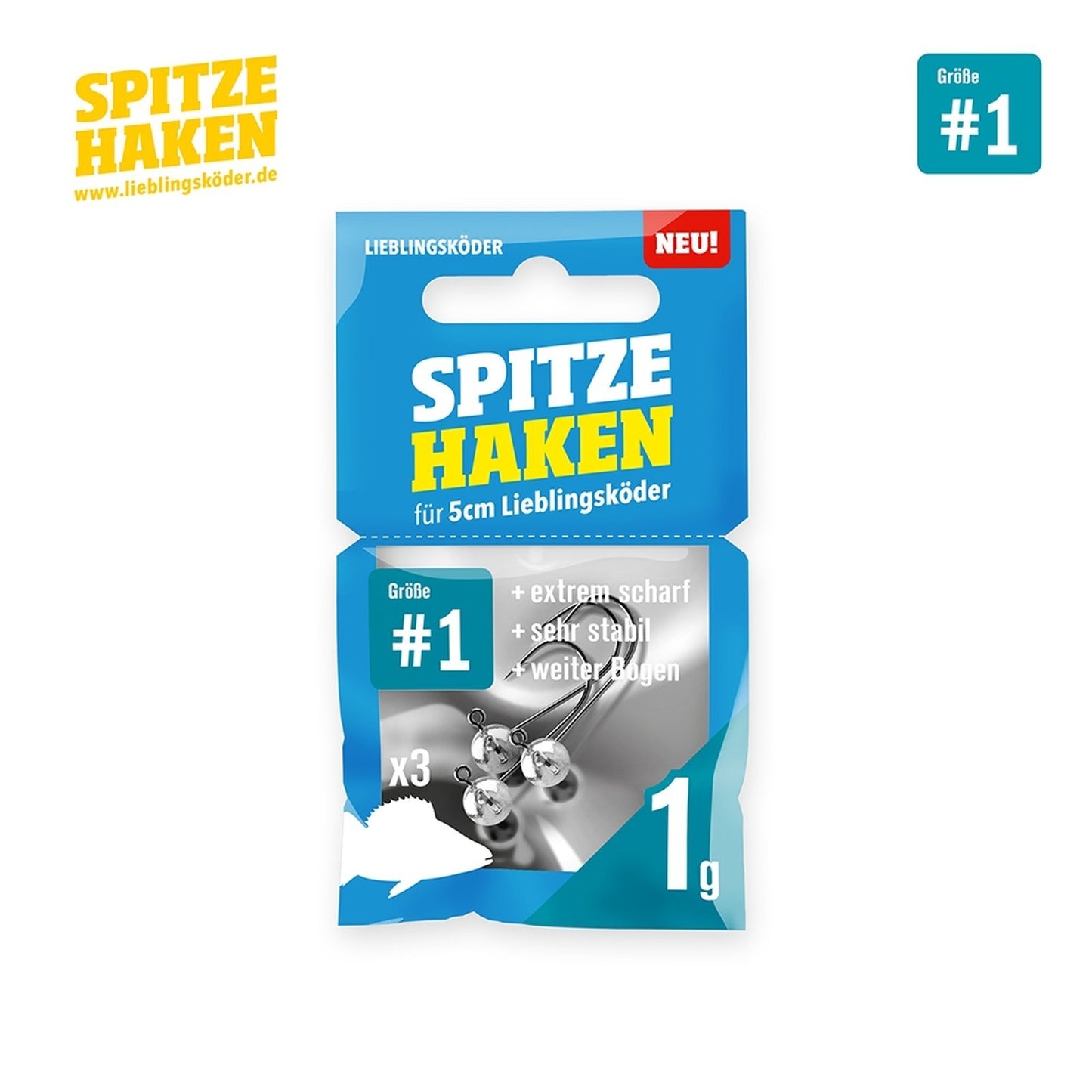 Lieblingskoeder Spitze Haken 1 1 g