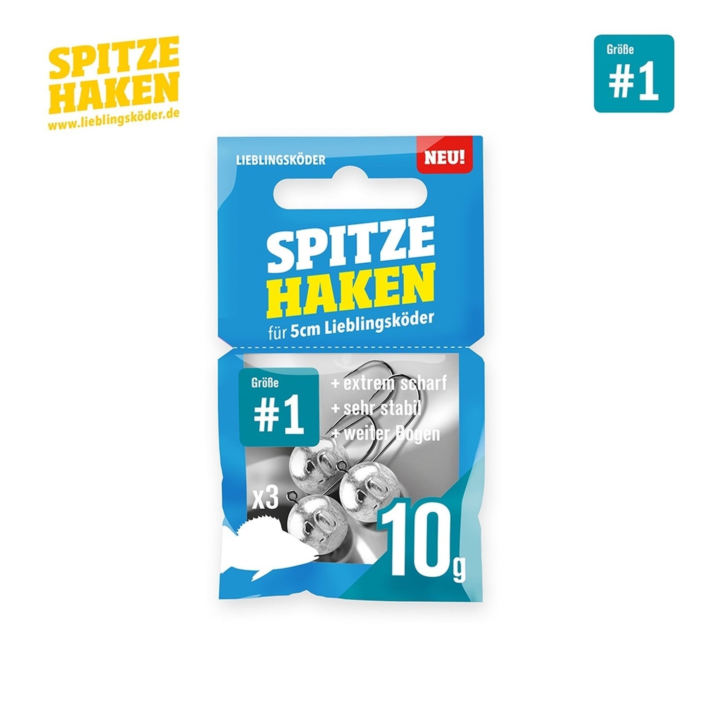 Lieblingskoeder Spitze Haken 1 10 g