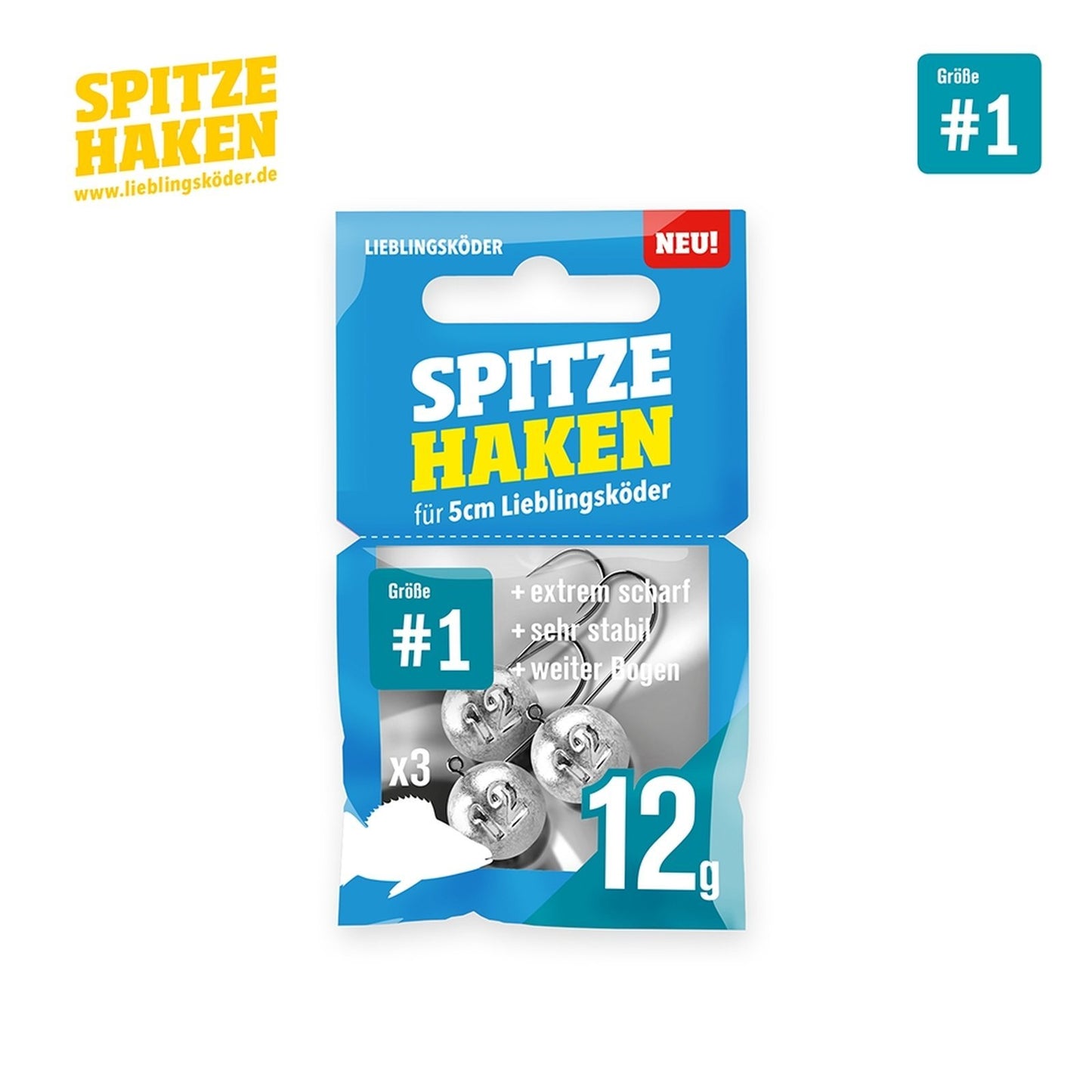 Lieblingskoeder Spitze Haken 1 12 g