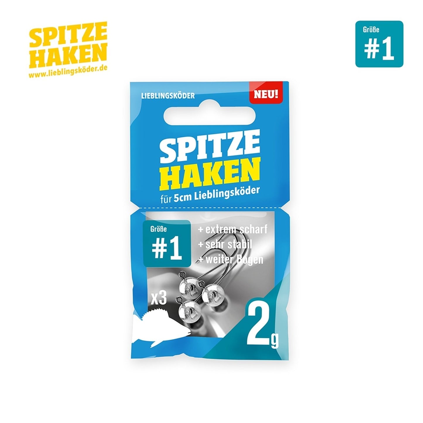 Lieblingskoeder Spitze Haken 1 2 g