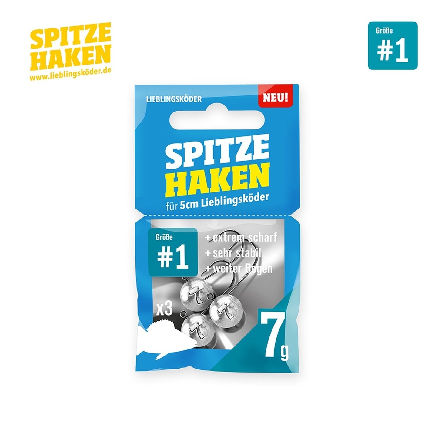 Lieblingskoeder Spitze Haken 1 7 g