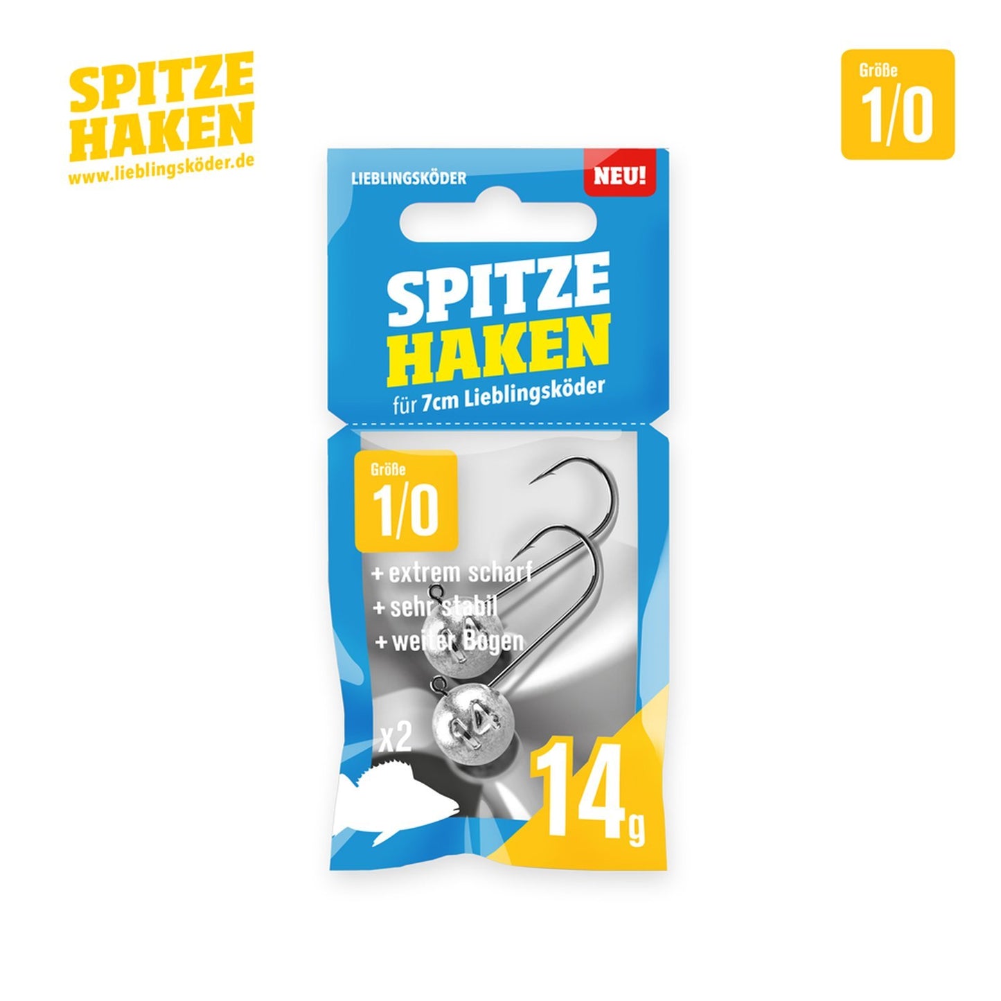 Lieblingskoeder Spitze Haken 10 14 g