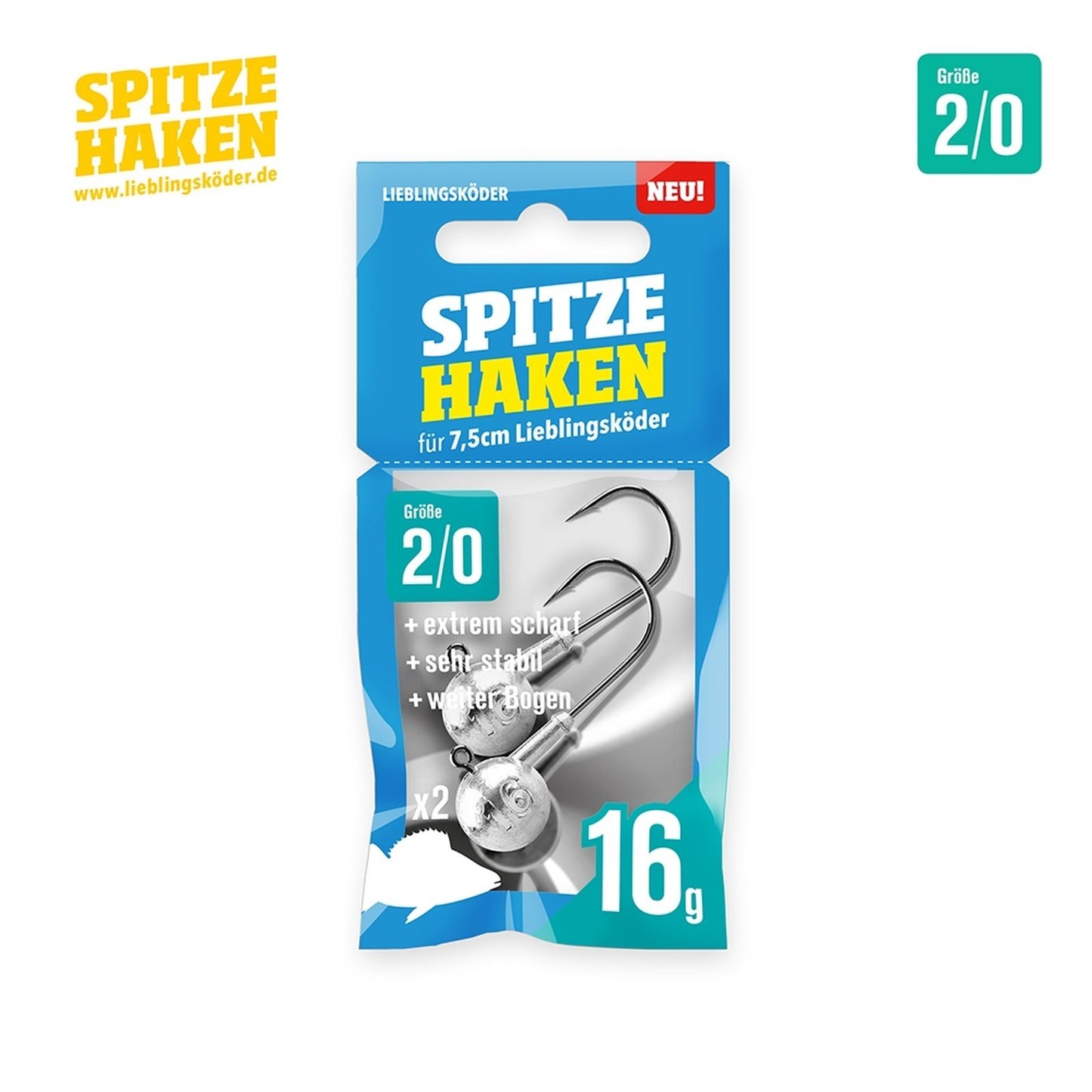 Lieblingskoeder Spitze Haken 20 16 g