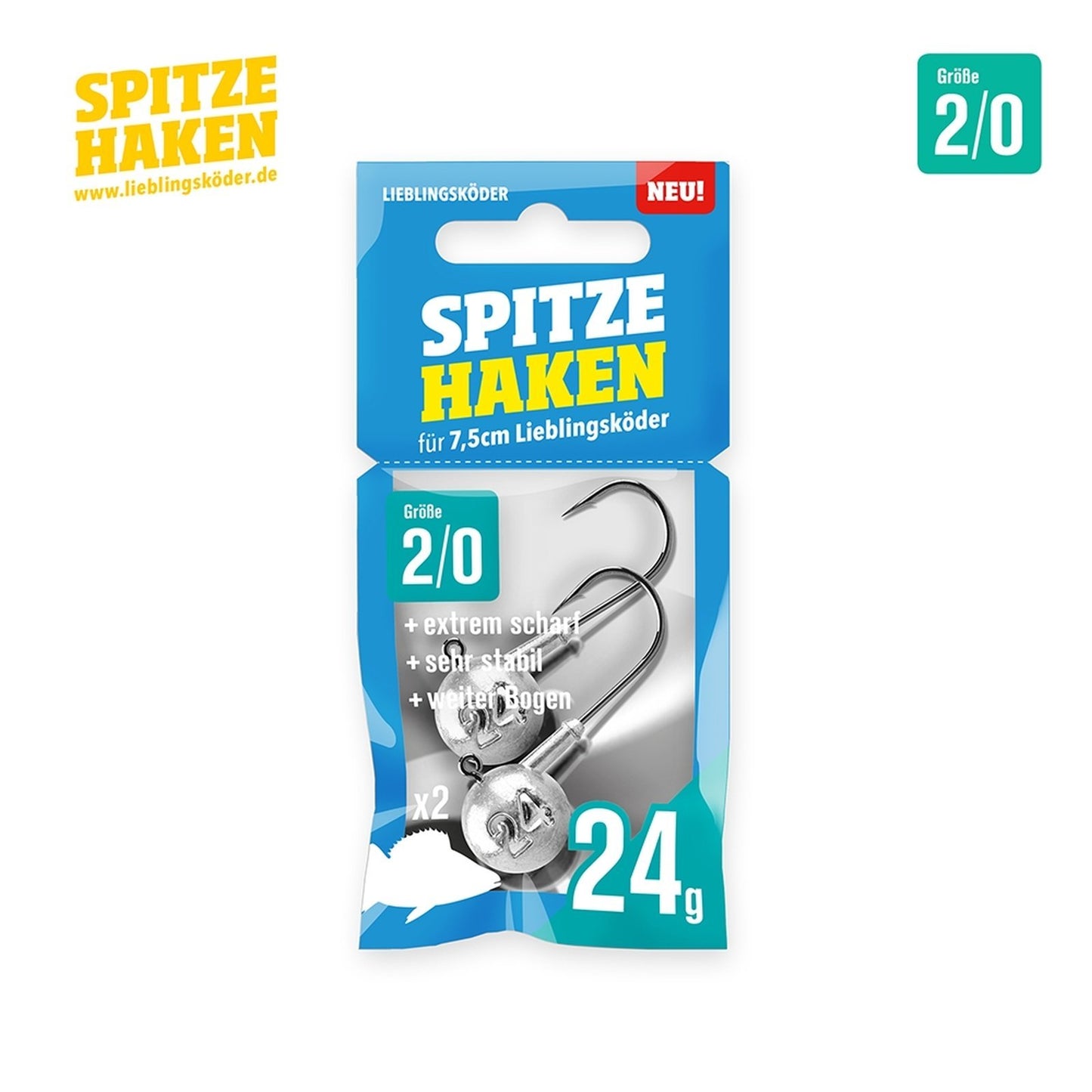 Lieblingskoeder Spitze Haken 20 24 g