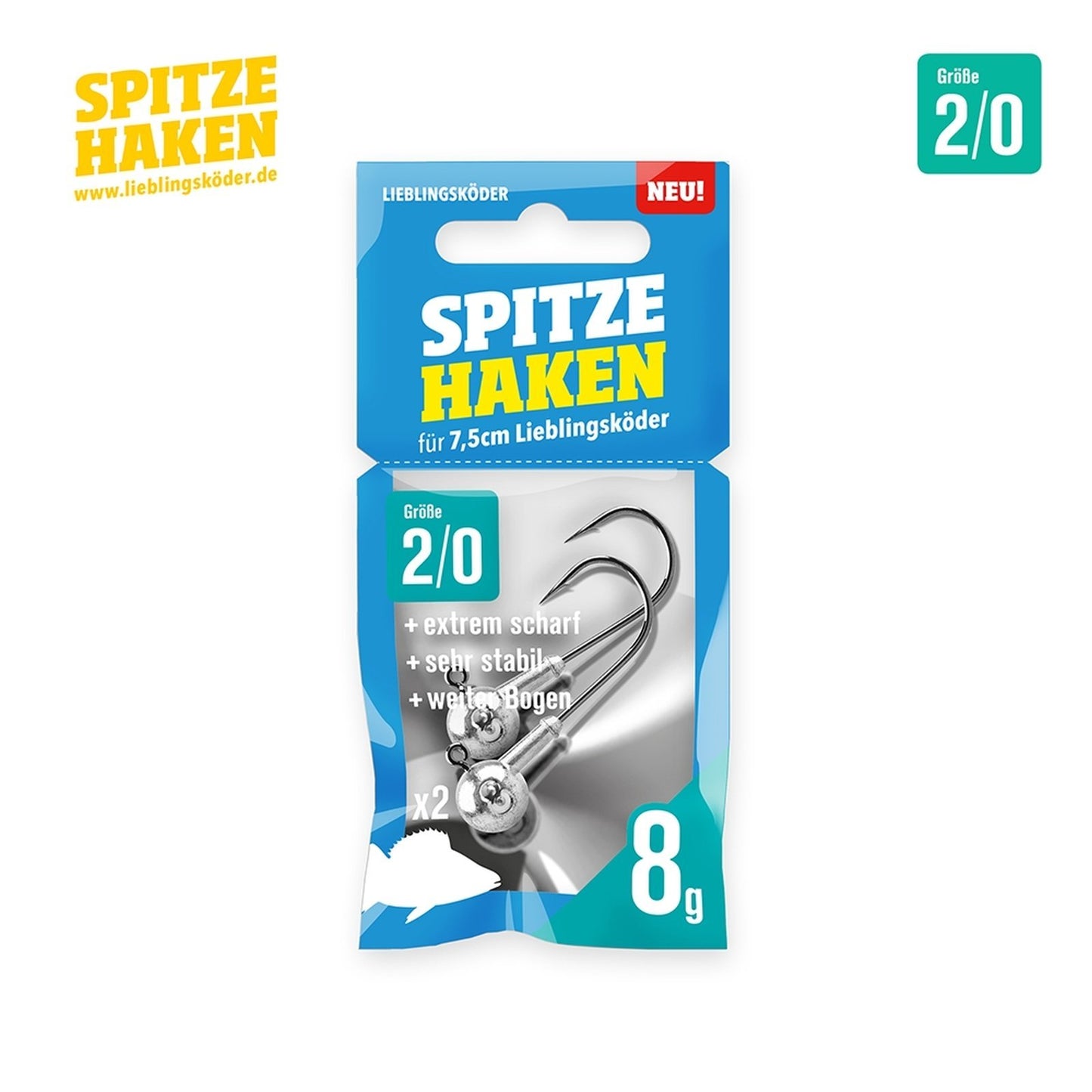 Lieblingskoeder Spitze Haken 20 8 g