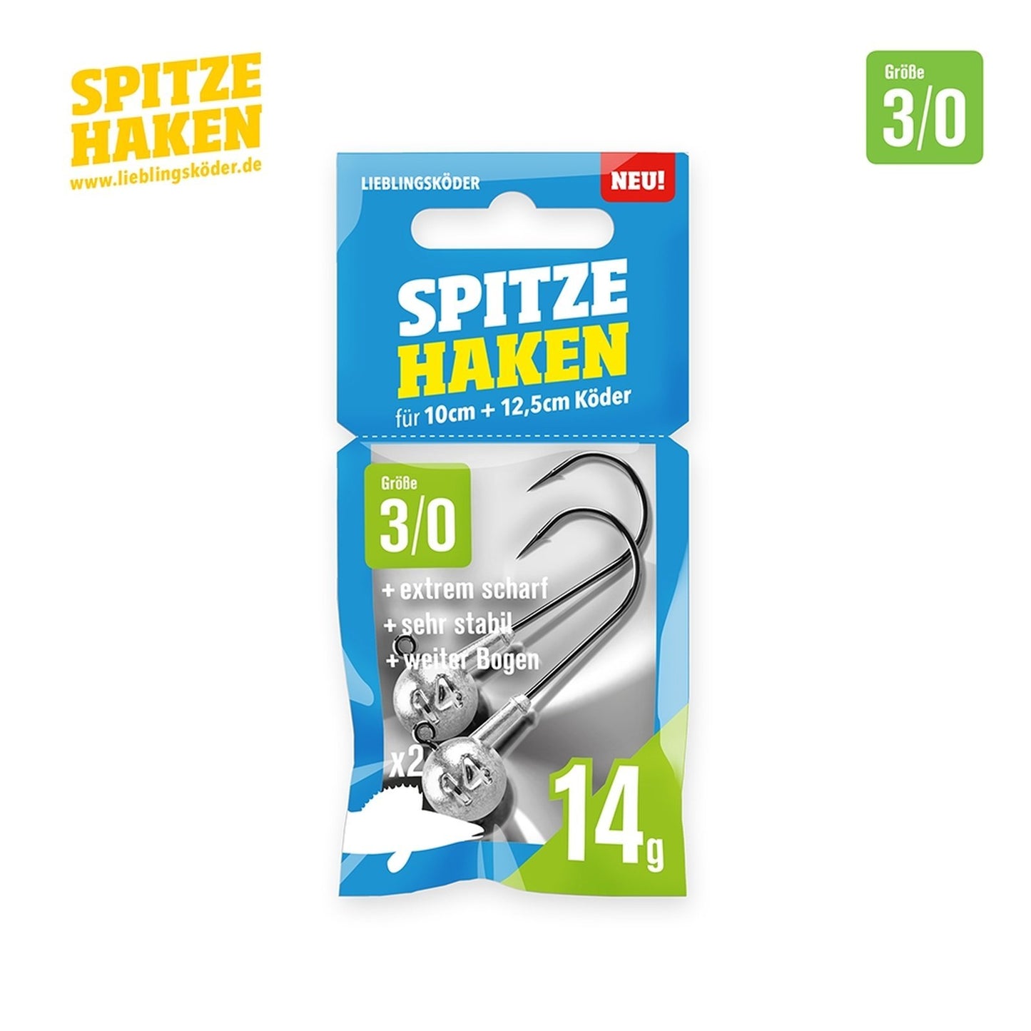 Lieblingskoeder Spitze Haken 30 14 g