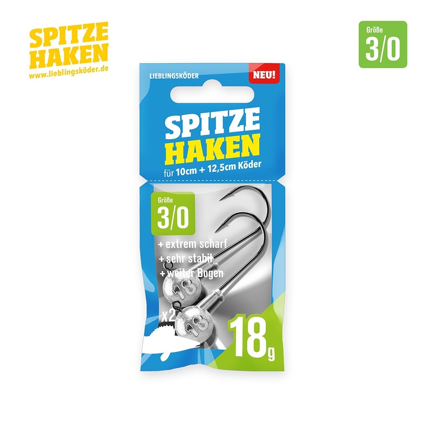 Lieblingskoeder Spitze Haken 30 18 g