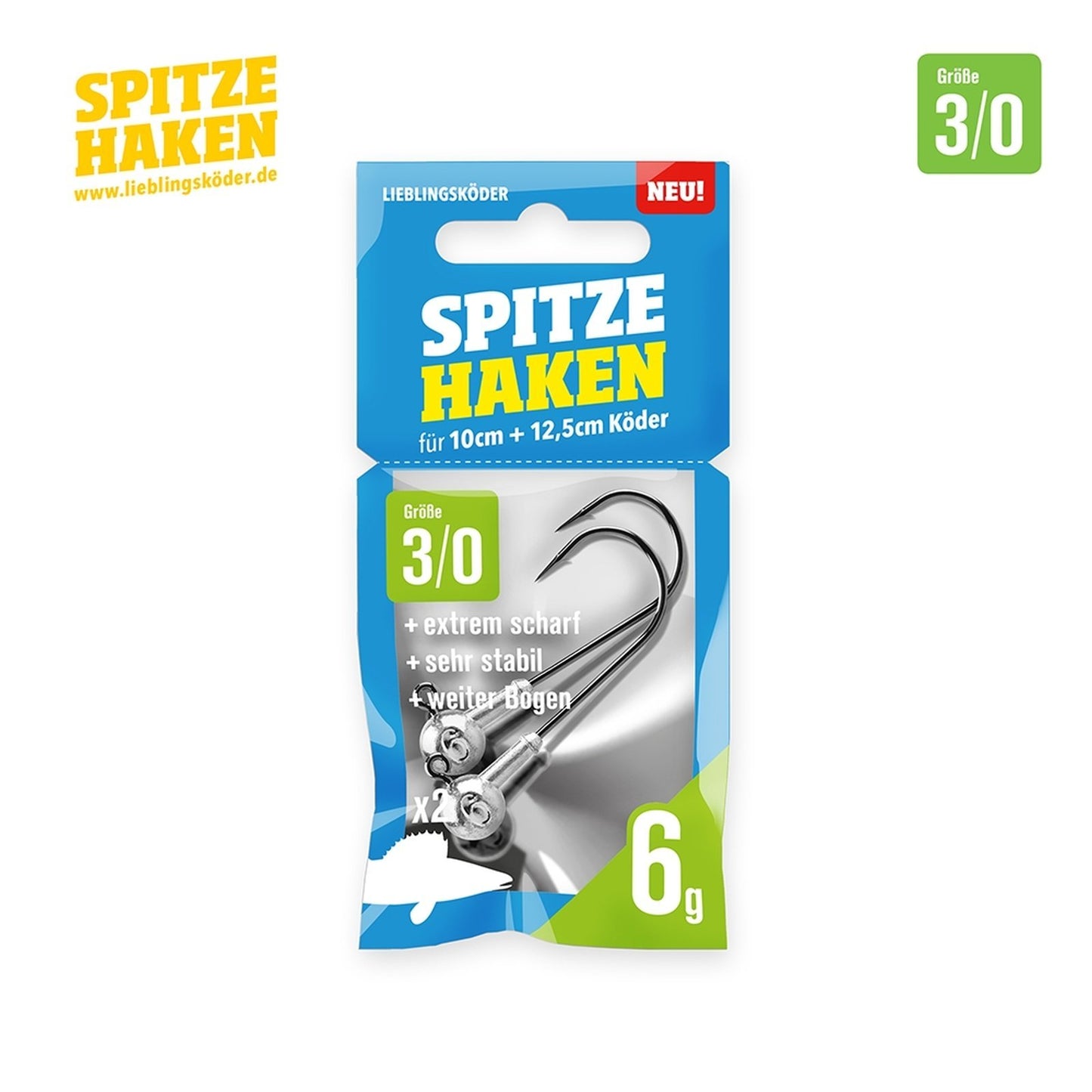 Lieblingskoeder Spitze Haken 30 6 g