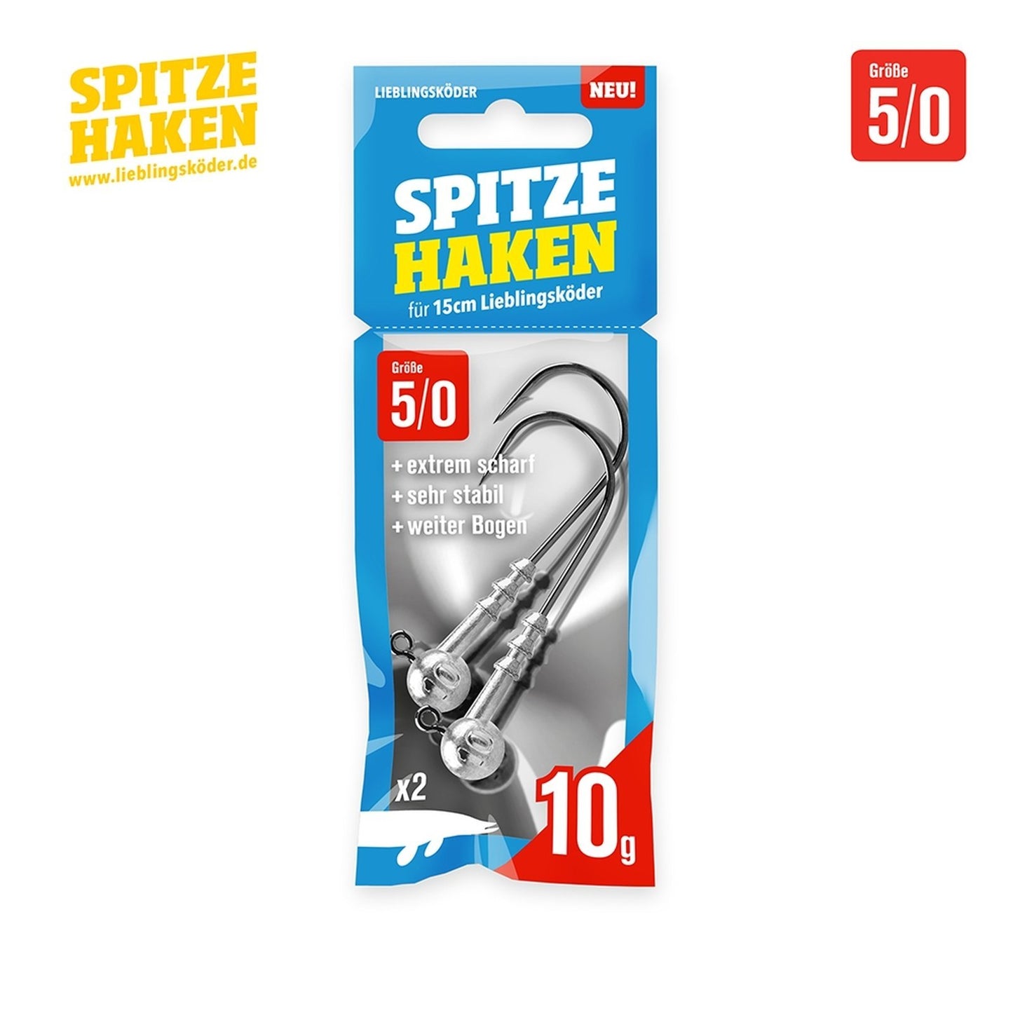 Lieblingskoeder Spitze Haken 50 10 g