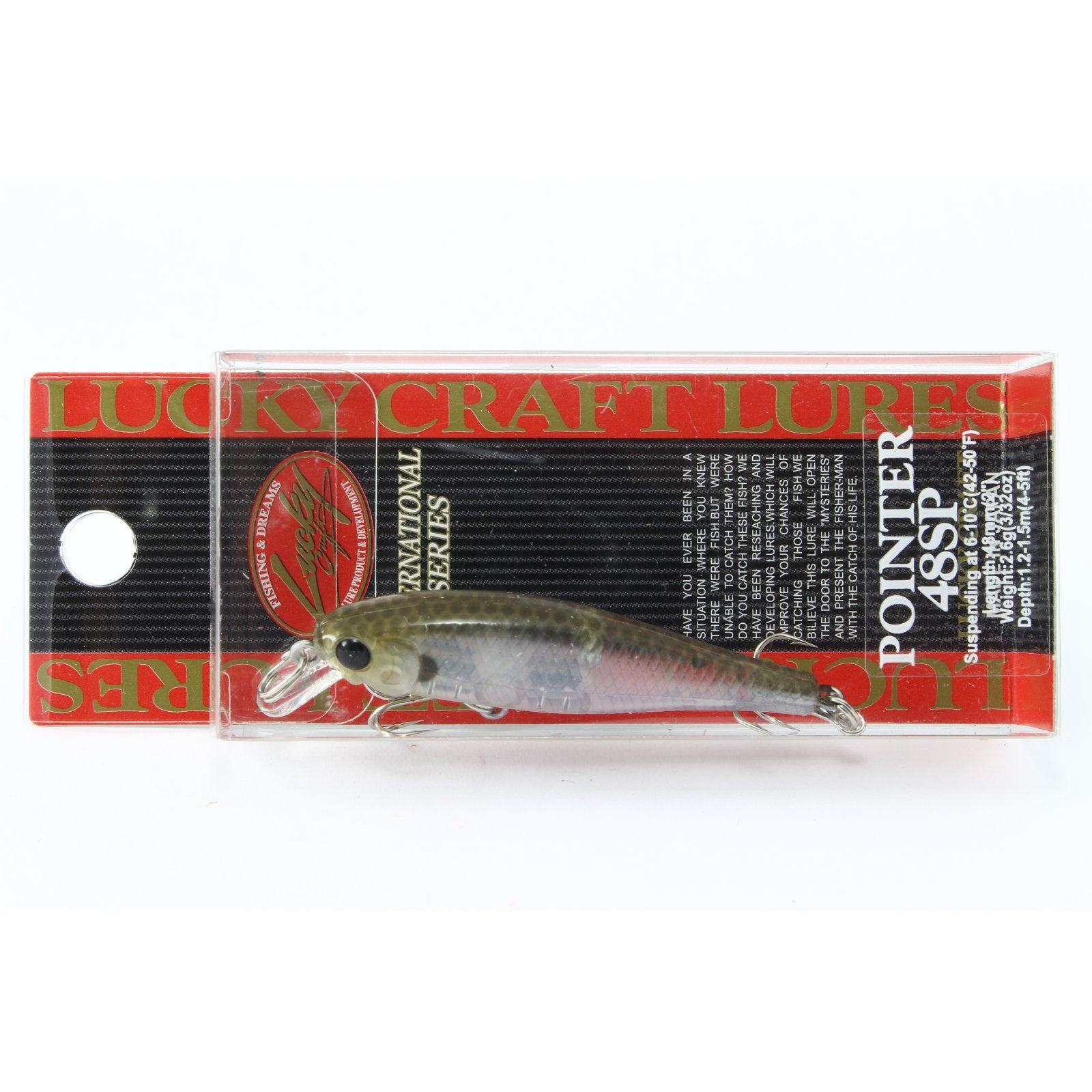 Lucky Craft Pointer 48 SP Ghost Minnow