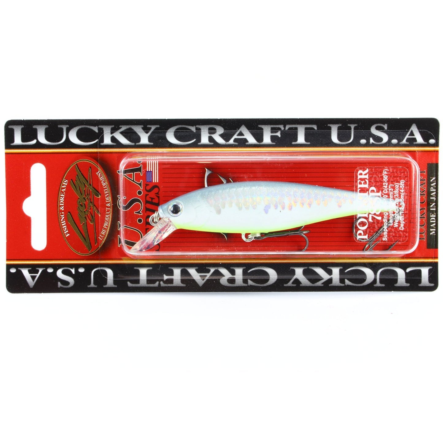 Lucky Craft Pointer 78 SP Gun Metal Shad