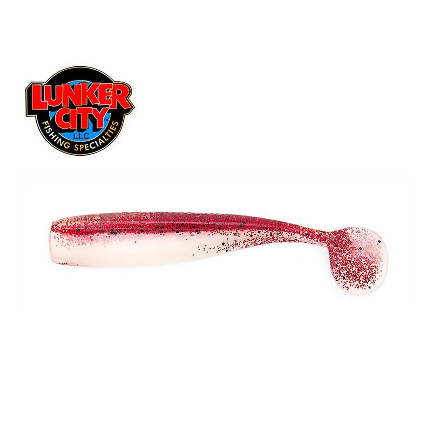 Lunker City Shaker Gummifisch Red Ice Shad