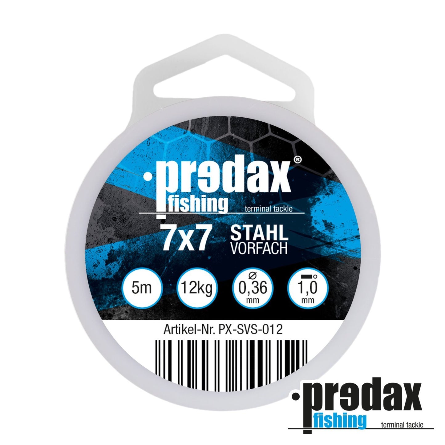 Predax Stahlvorfach 7x7 Vorfachschnur 12KG