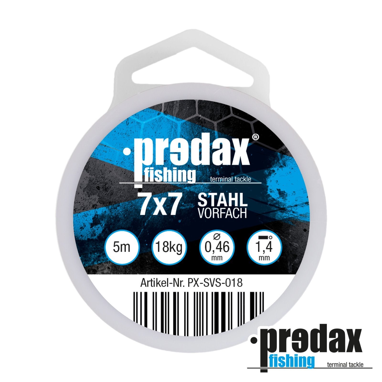 Predax Stahlvorfach 7x7 Vorfachschnur 18KG