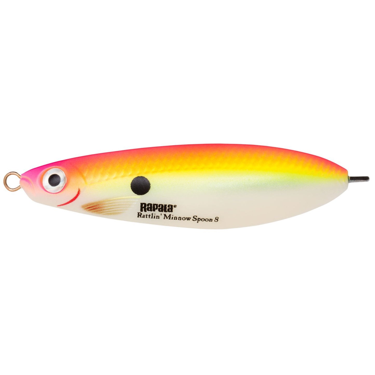 Rapala Rattlin Minnow Spoon 8 PSU Pink Shad UV