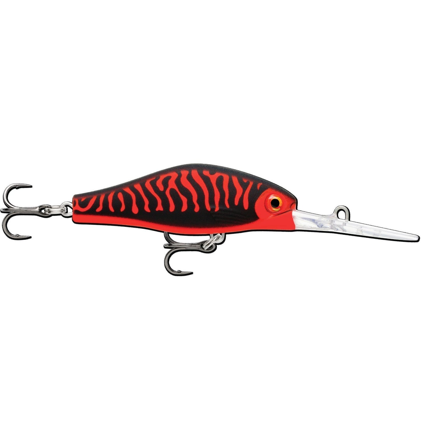 Rapala Shadow Rap Jack Deep MBRU Matte Black Red UV