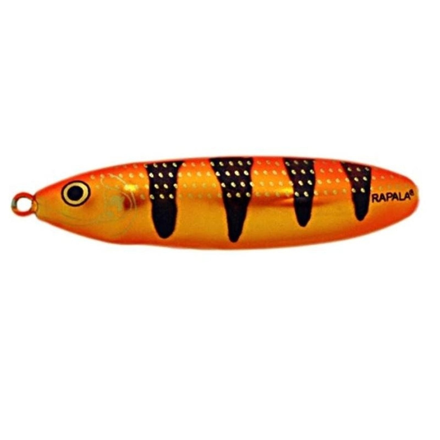 Rapala Weedless Minnow Spoon 8 GFRT Gold Fluorescent Red Tiger